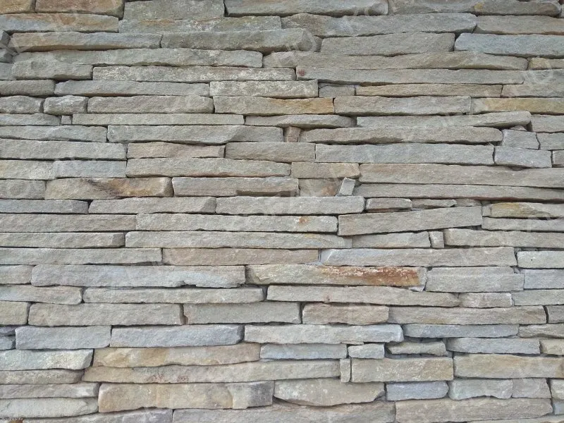 Vágott természetes kő falburkolat