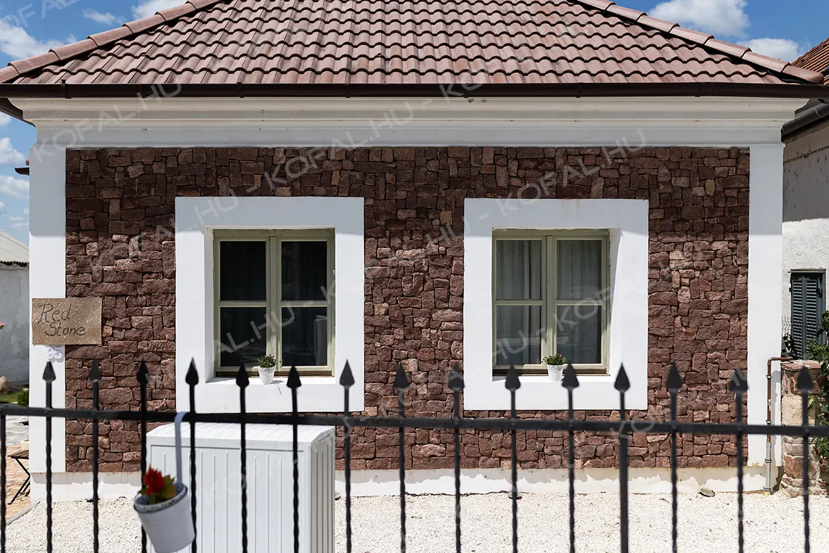 Balatoni vöröskő roppantott vágott